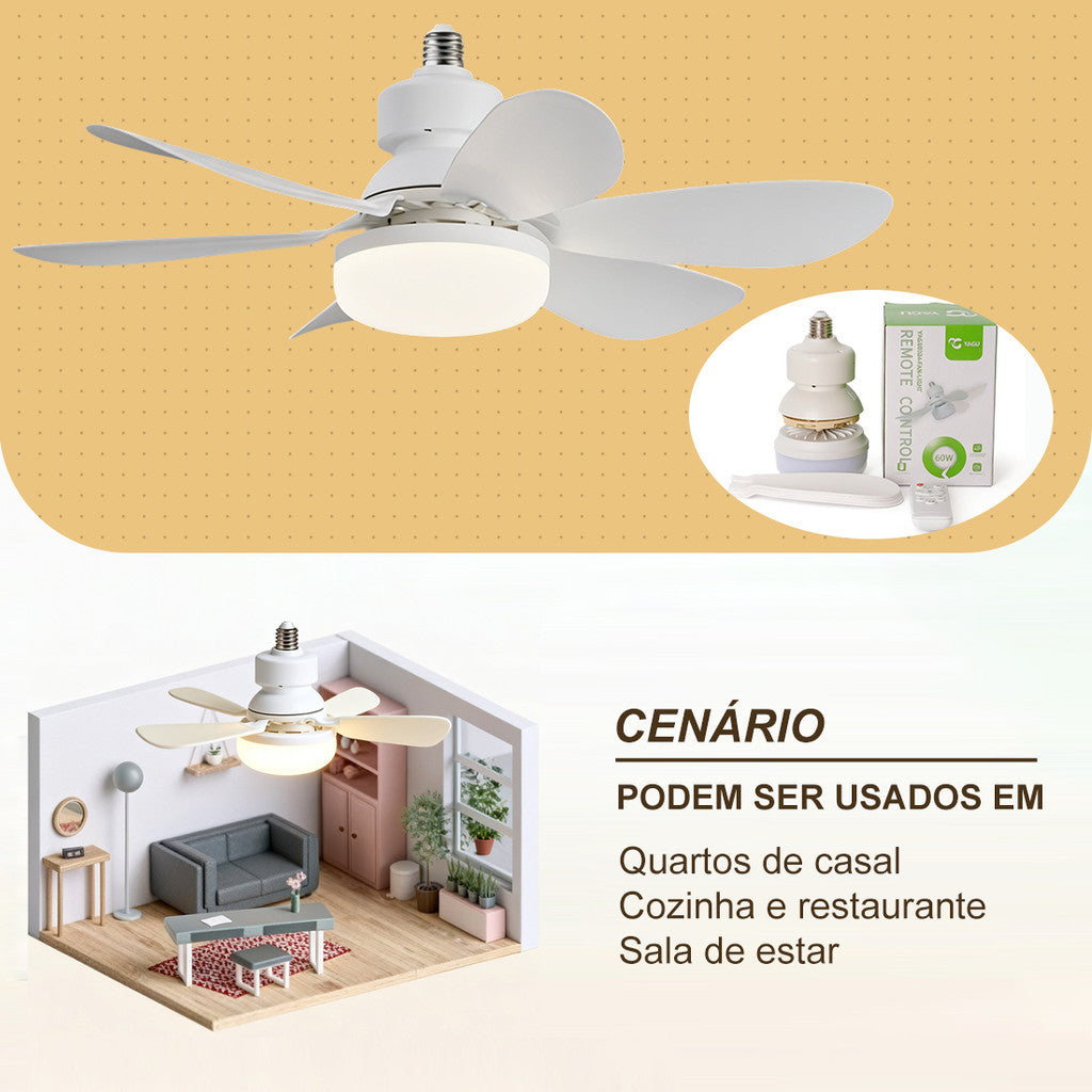 AirFlow™ — Ventilador com Luz LED